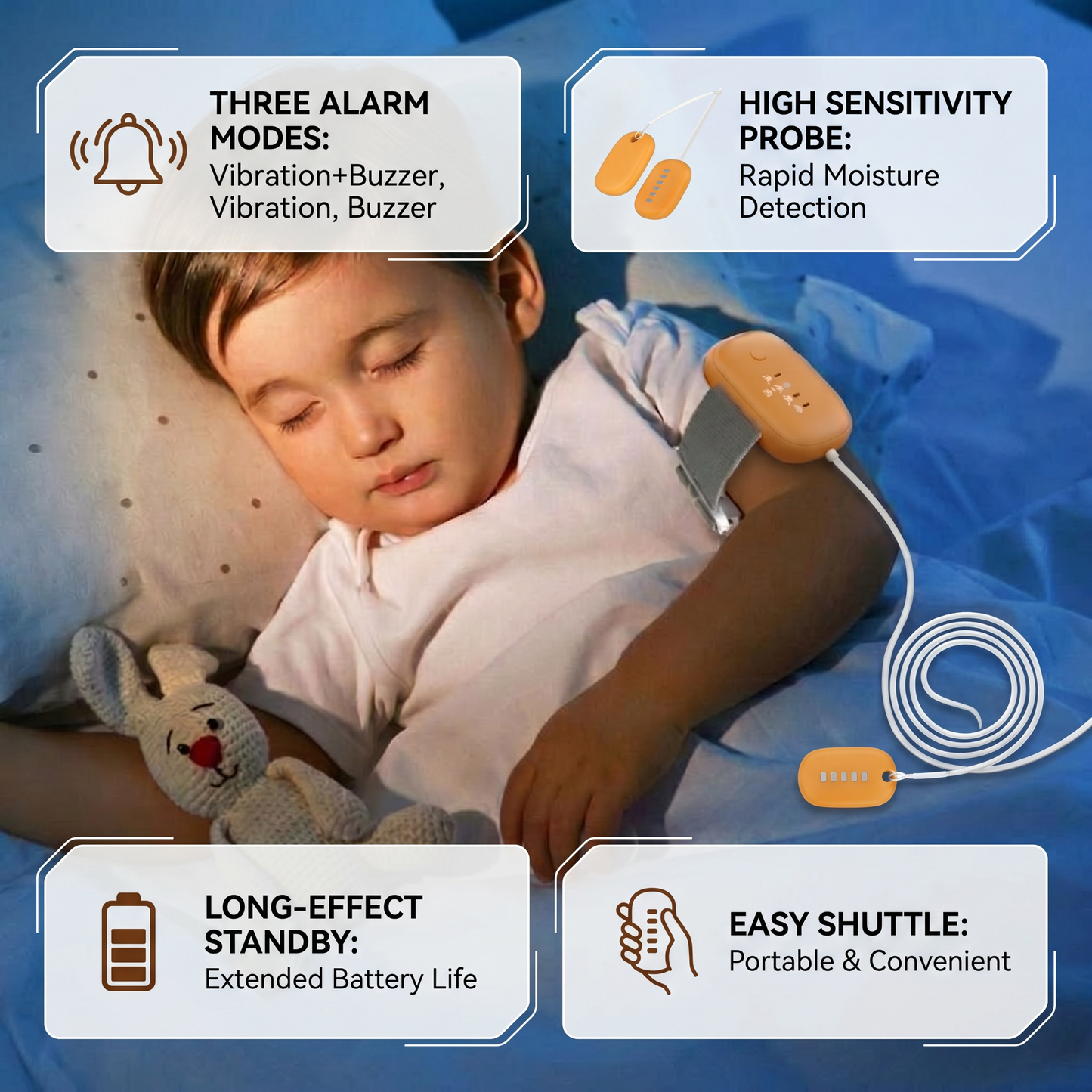 Bedwetting Alarm Sensor