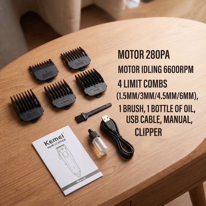 Kemei Recharable LCD Screen Hair Clipper KM-431