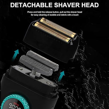 VGR Professional Double Foil Shaver V-377