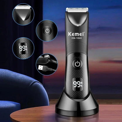Kemei Professional Body Hair Trimmer KM-1840