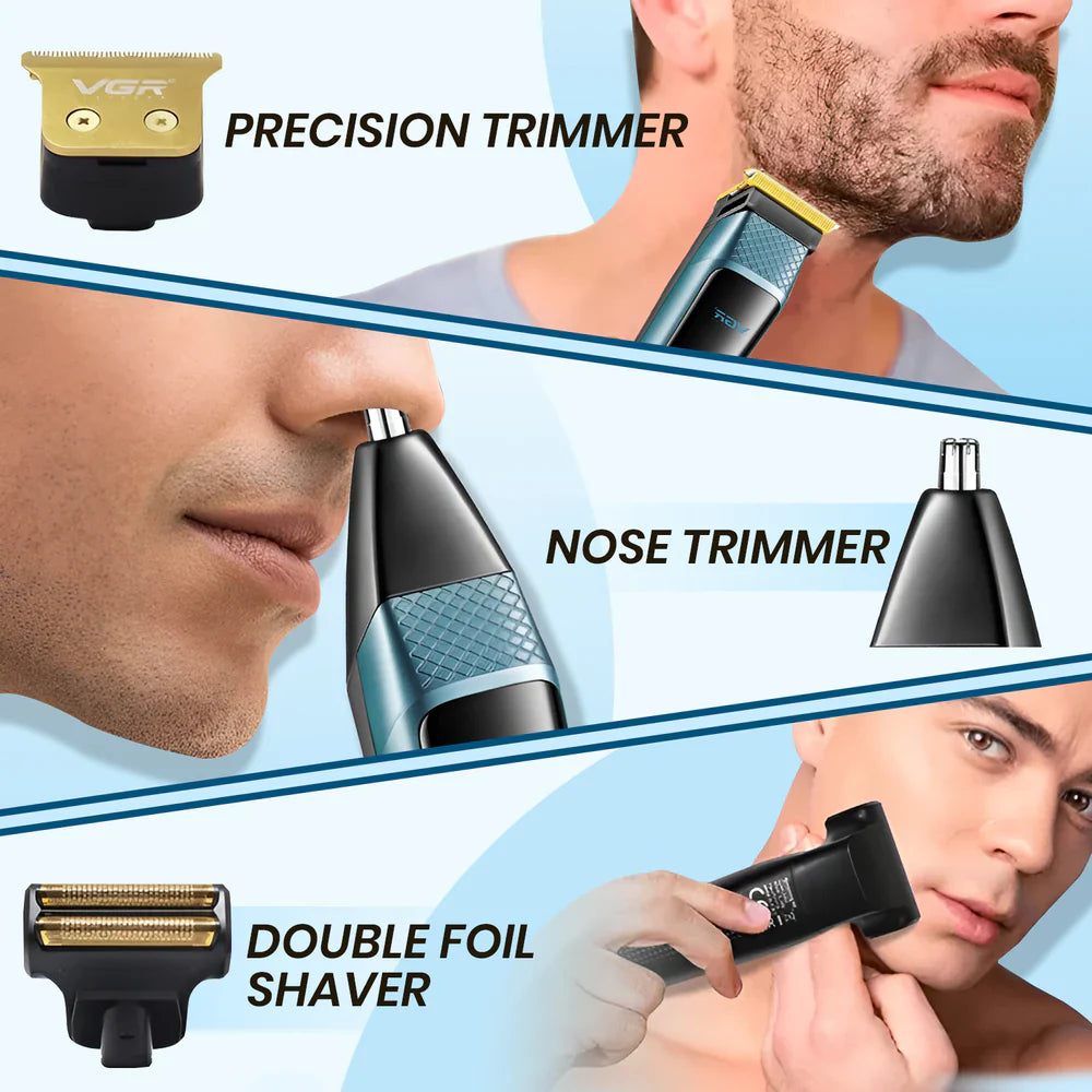 VGR 3-In-1 Professional Men's Grooming Kit V-366