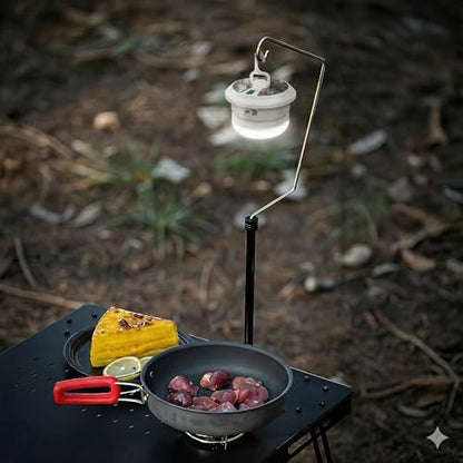 Green Lion Solar LED Lumex Camping Light with Built-In String Light