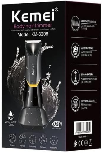Kemei Professional Body Hair Trimmer KM-3208