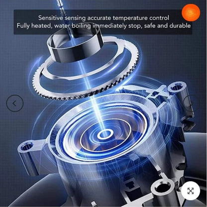 Porodo Pyro 1.8L Electric Stainless Steel Kettle with 360° Rotating Base