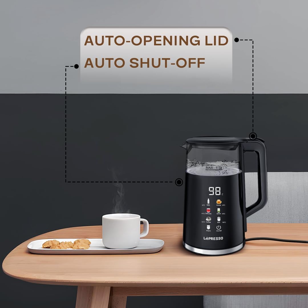LePresso Electric Window Kettle Multi-Temprature Display