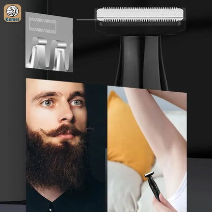 ماكينة تشذيب شعر الجسم 3 في 1 من كيمي KM-114