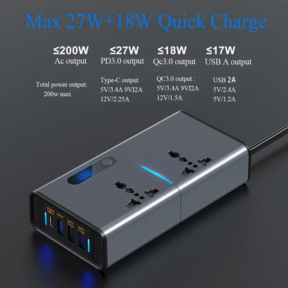 200W Car Power Inverter