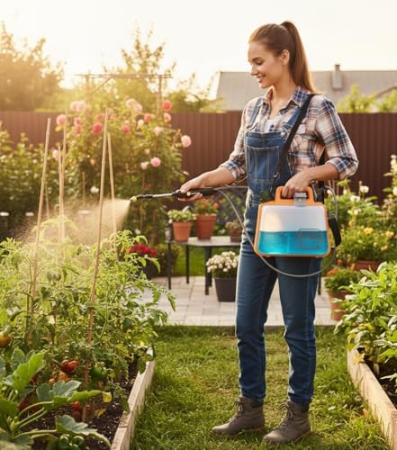 Porodo AquaSplash Electric Garden Sprayer with Dual Spray Modes