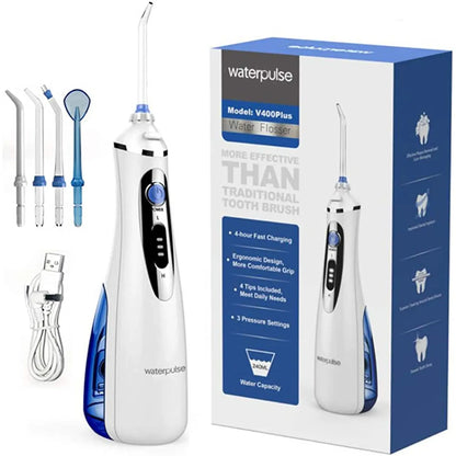 Waterpulse Portable Water Flosser - V400 Plus