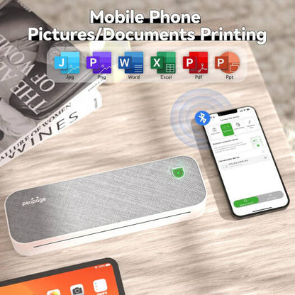 PeriPage A40 Mini Portable Thermal Bluetooth Printer