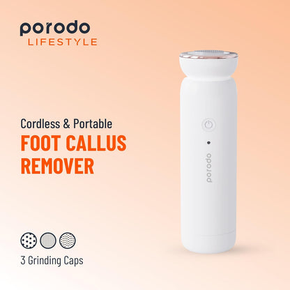 Porodo Mini Cordless & Portable Foot Callus Remover
