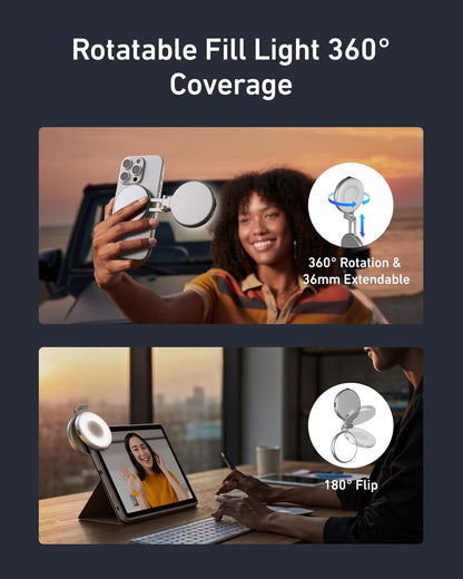 حلقة إضاءة مغناطيسية لالتقاط صور السيلفي من تيليسين C03