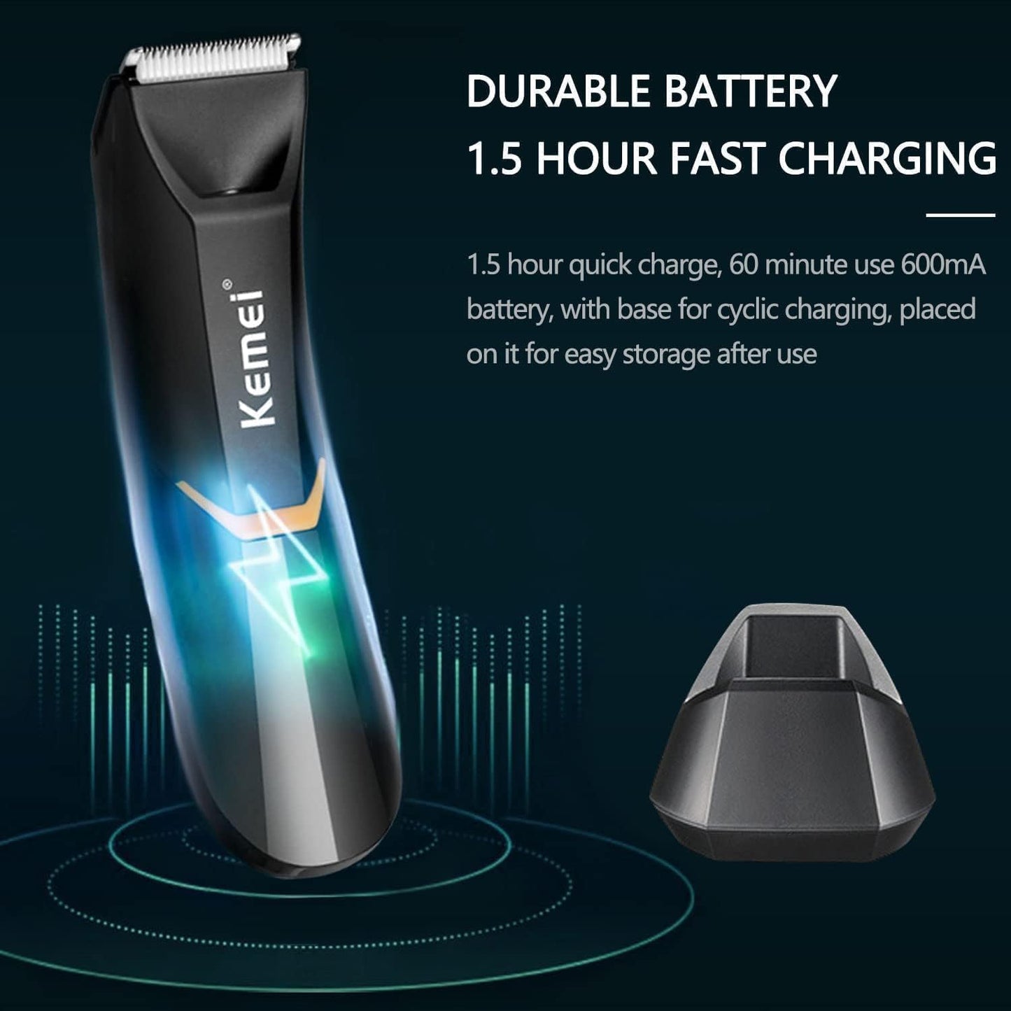 Kemei Professional Body Hair Trimmer KM-3208
