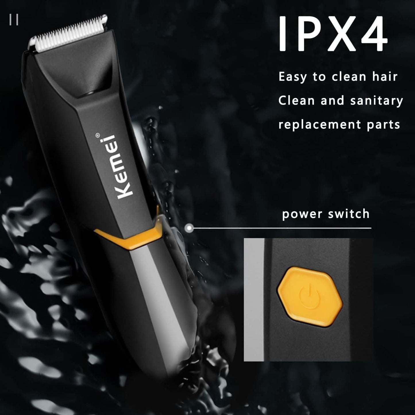 Kemei Professional Body Hair Trimmer KM-3208