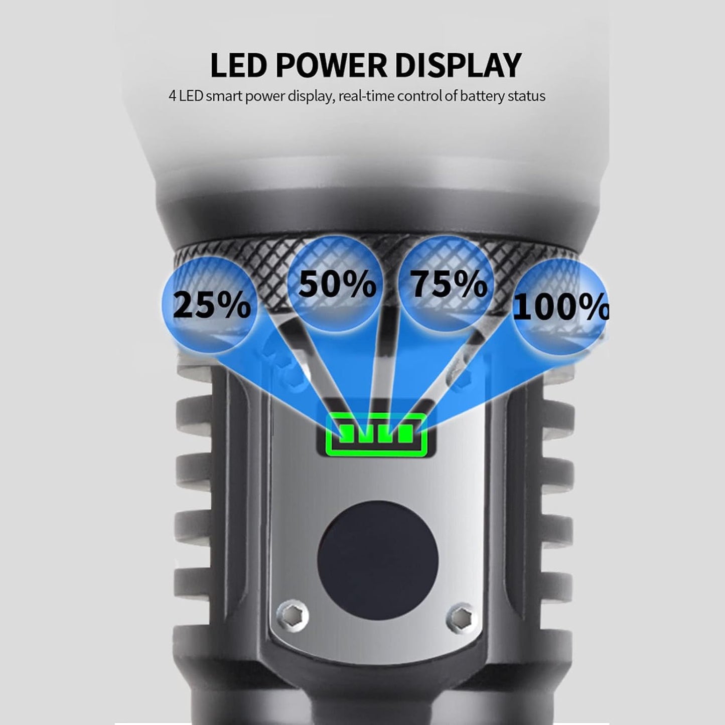Tohil Zoomable Super Bright LED Flashlight