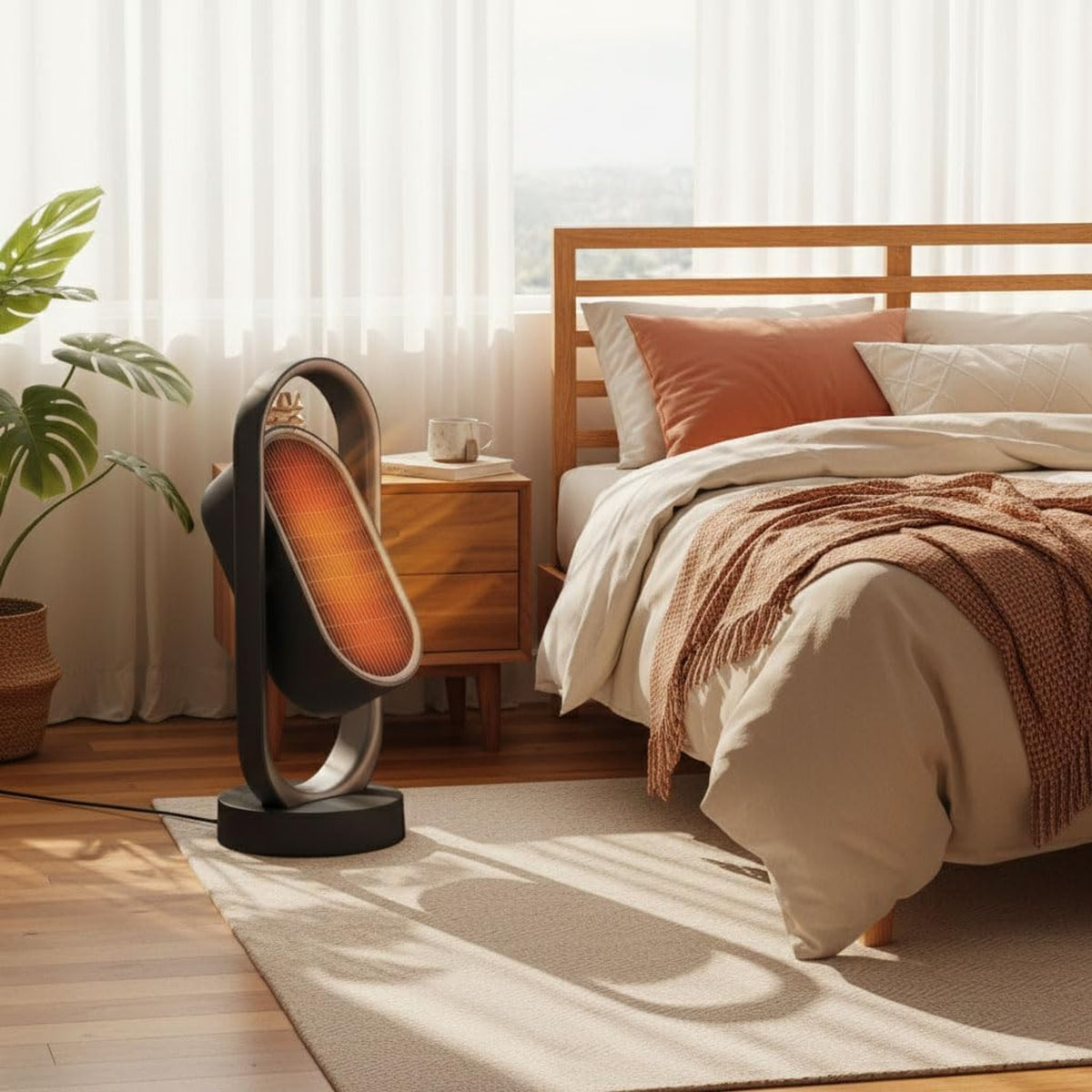 Green Lion Heater Power Fan & Heater with Remote Control