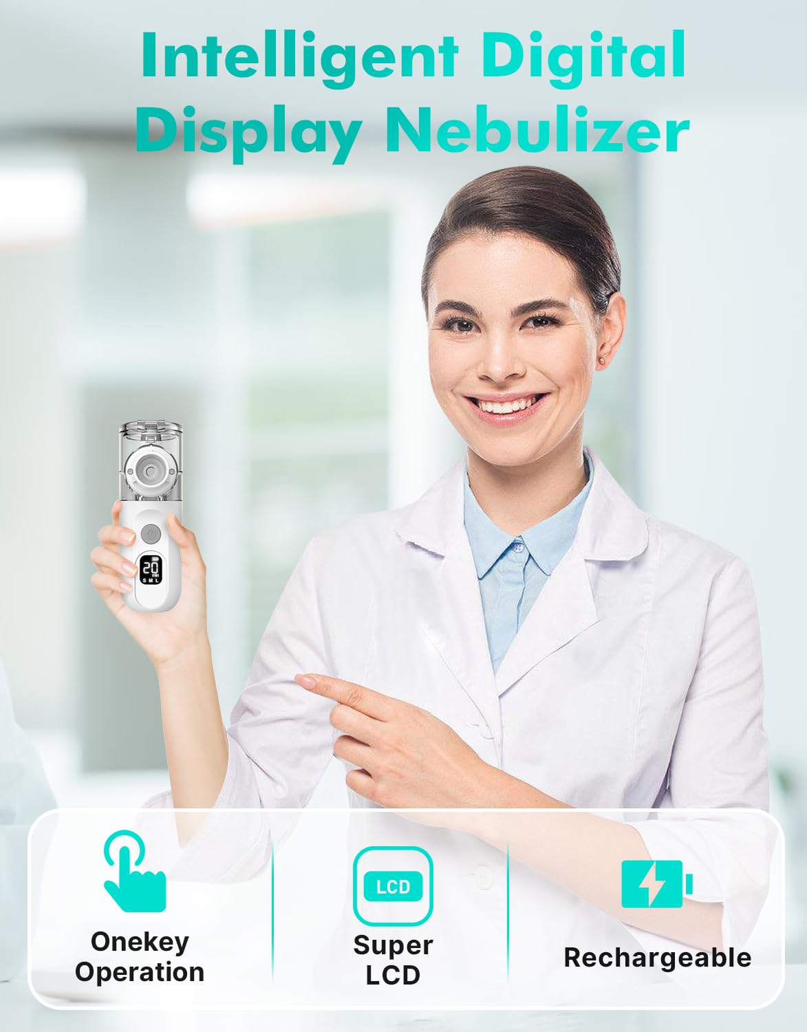 Nebulizer Piezoelectric Mesh Atomizer-KS015