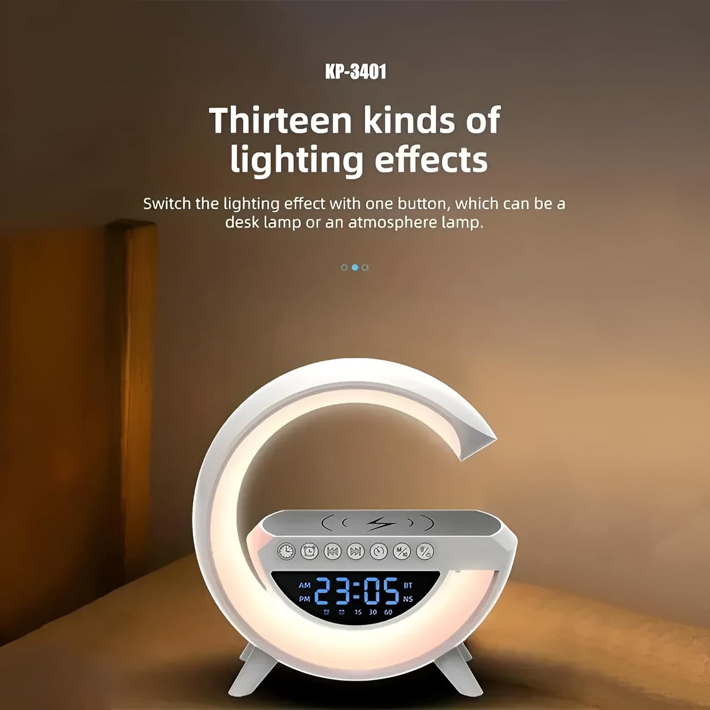 Bluetooth Led Wireless Charging Speaker BT-3401