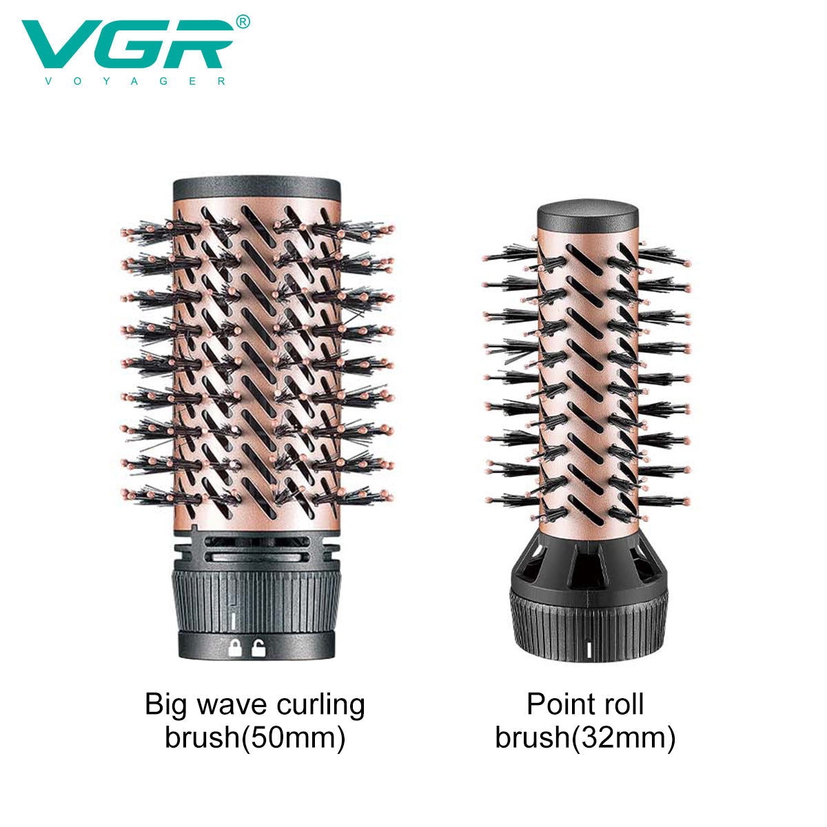 مصفف الشعر الاحترافي الدوار 2 في 1 VGR V-498