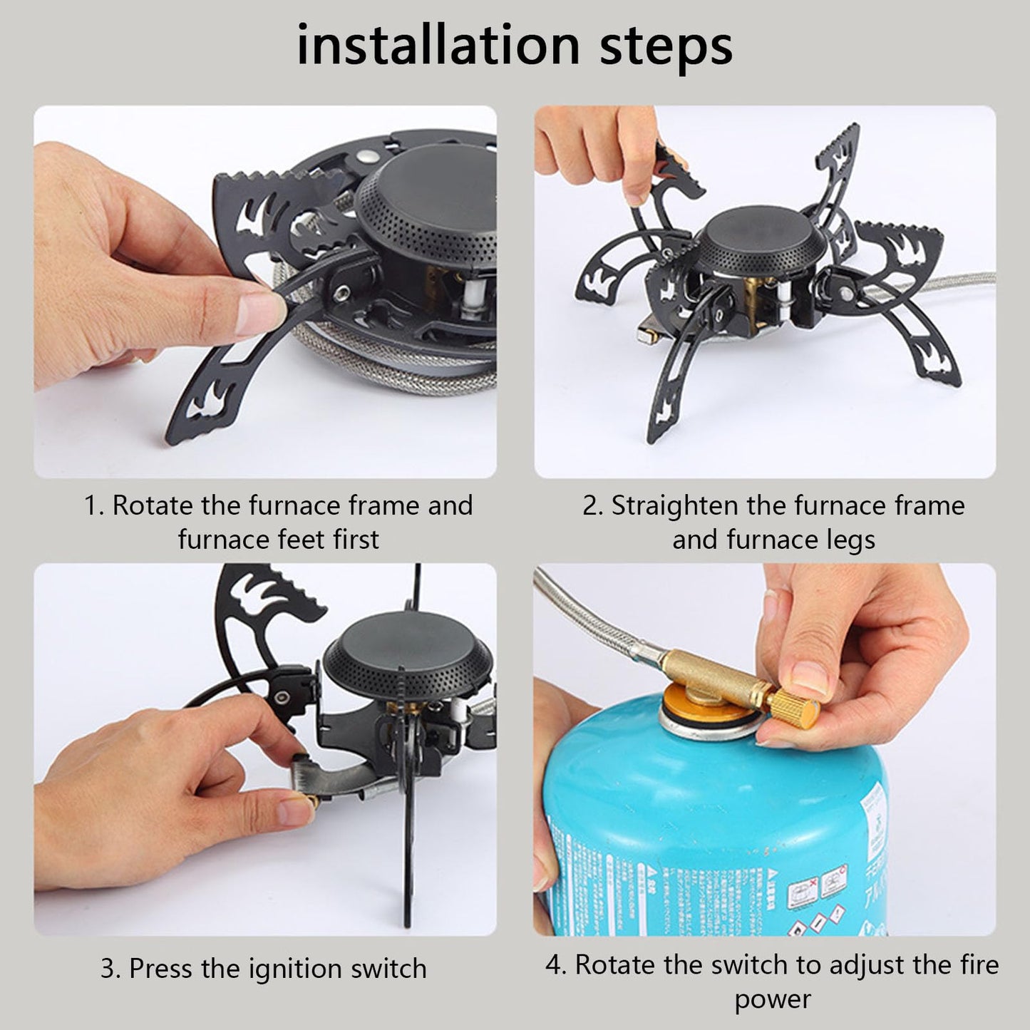 Green Lion Spider Camping Stove