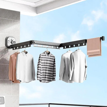Wall Mounted Folding Clothes Drying Rack