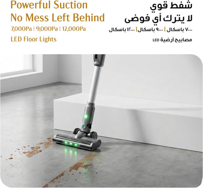 Green Lion Lite Cordless Vacuum Cleaner with 180° Foldable Tube