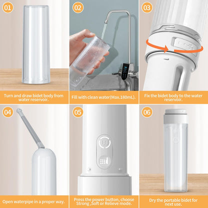 Porodo Rechargable Handy Care Travel Bidet