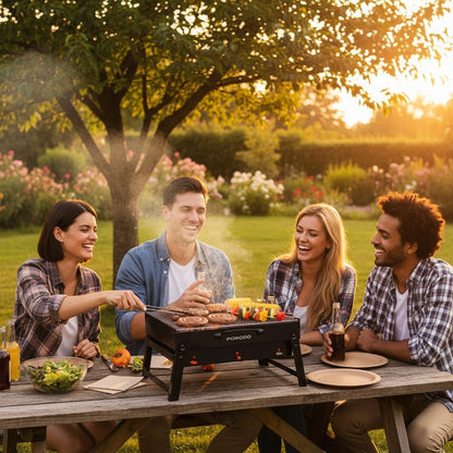 Porodo Portable Folding Mini BBQ Grill