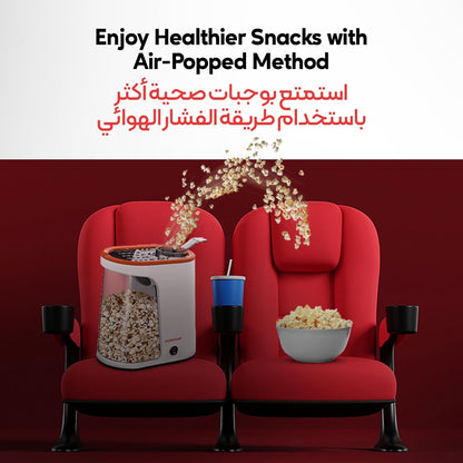 Porodo Air-Popped 1200W Detachable Tank Popcorn Maker