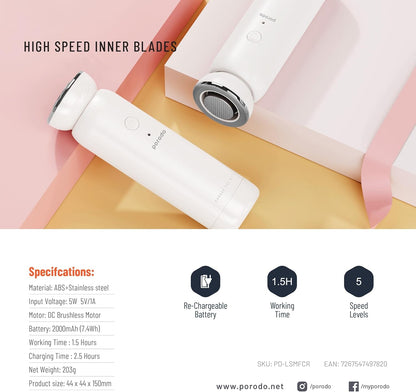 Porodo Mini Cordless & Portable Foot Callus Remover