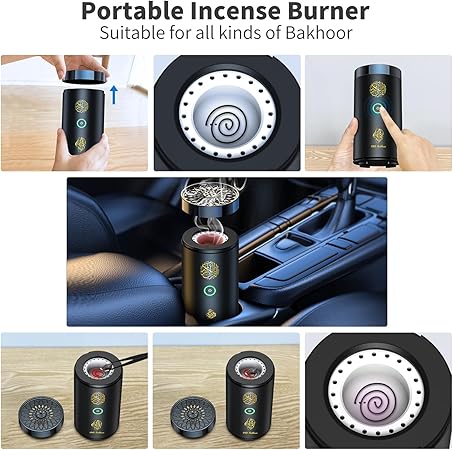Oud Bukhoor 2-In-1 Electric Incense Burner with Quran Speaker SQ-600