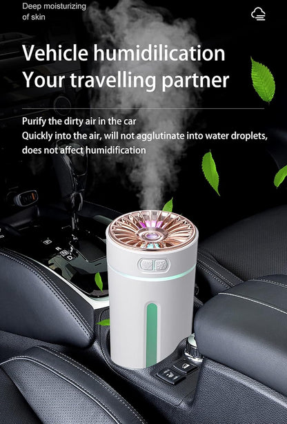 Ultrasonic Aroma Air Humidifier with 7-Color LED Light | 300ml