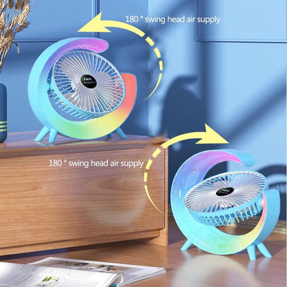Multifunctional Colorful Desktop Fan