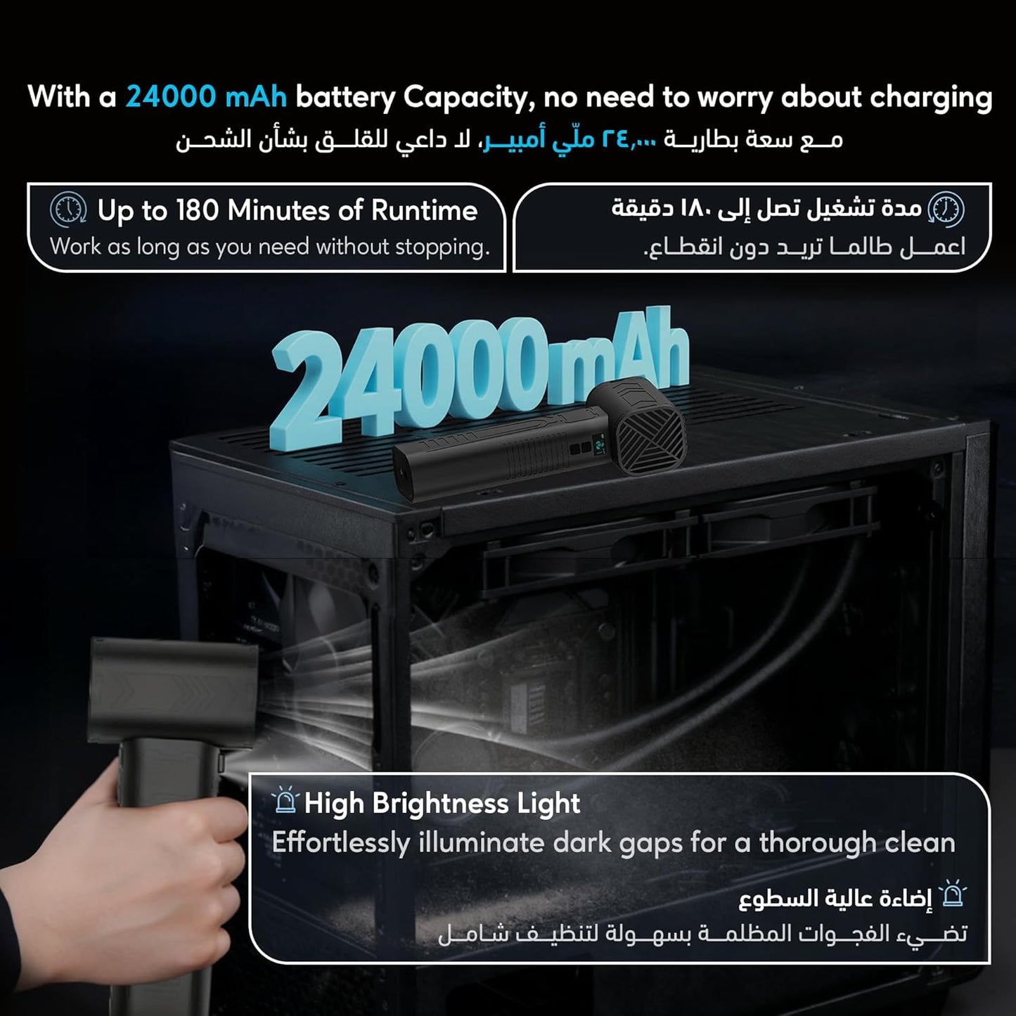 Powerology Powerflow Turbo Blower Fan