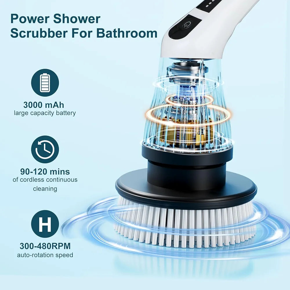 فرشاة التنظيف الكهربائية 7 في 1