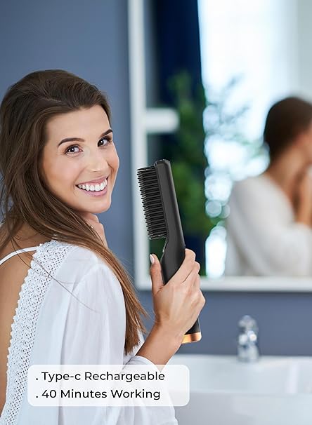 Green Lion Cordless Beard & Hair Straightener