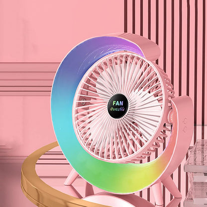 Multifunctional Colorful Desktop Fan