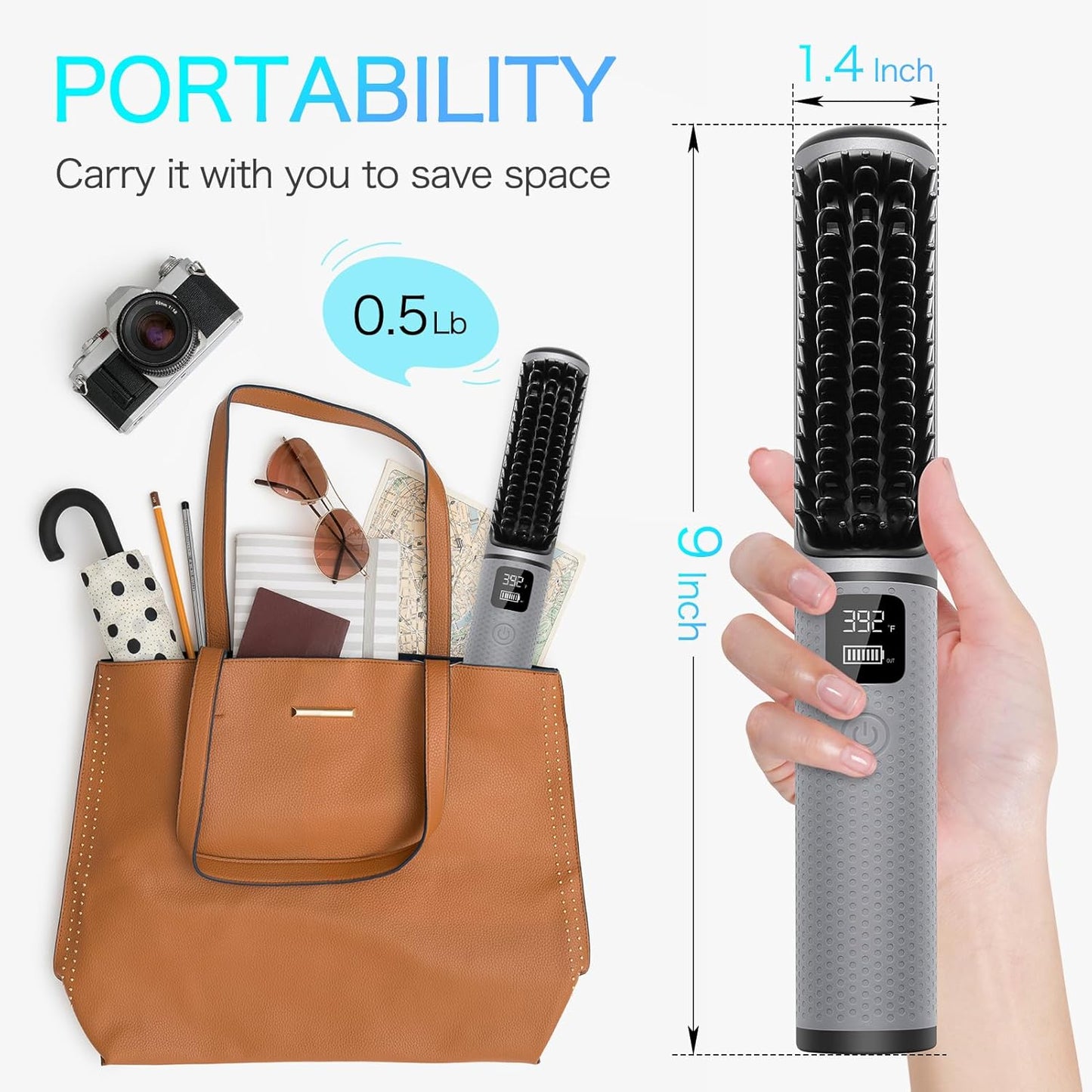 مشط الشعر المستقيم اللاسلكي YL-009