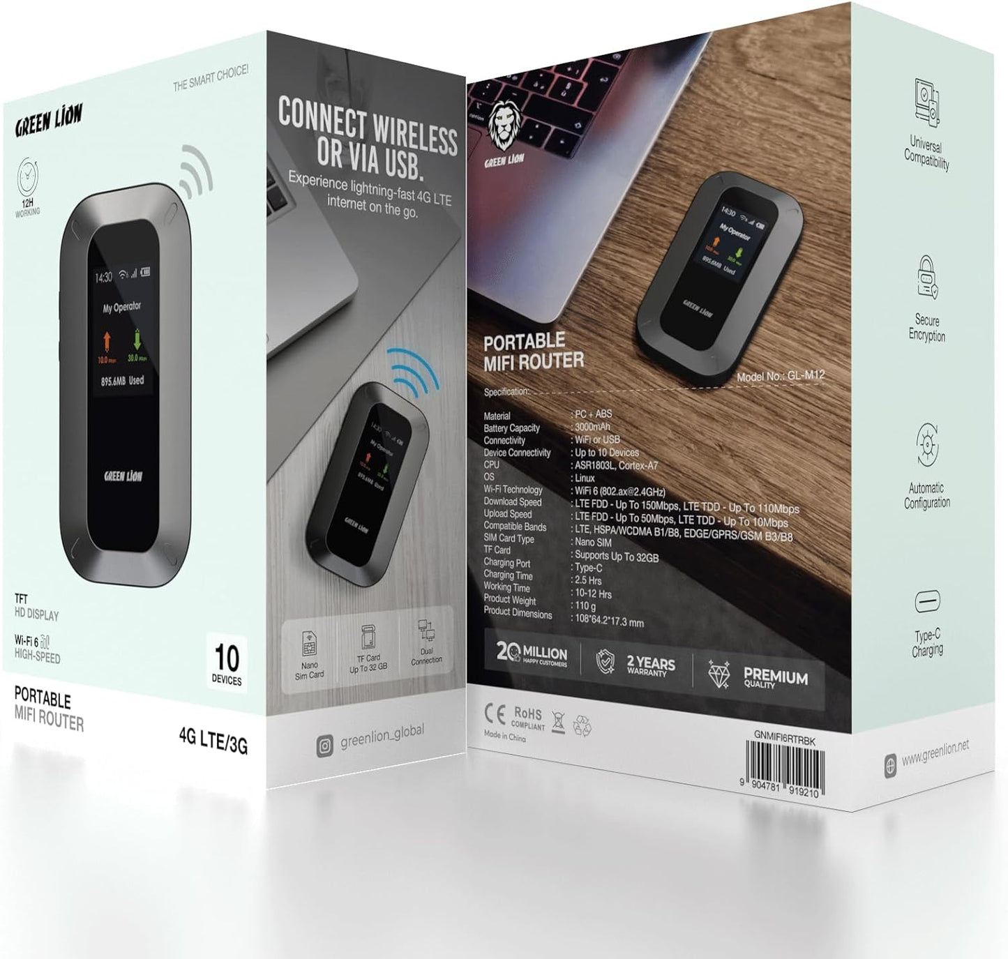 Green Lion Portable Mifi Router