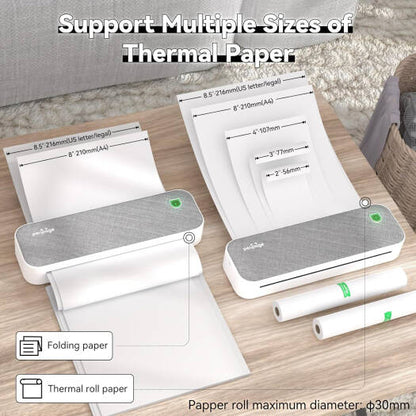 PeriPage A40 Mini Portable Thermal Bluetooth Printer
