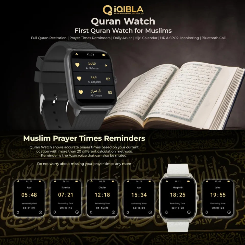 iQibla Qwatch S2 | Quran Smartwatch