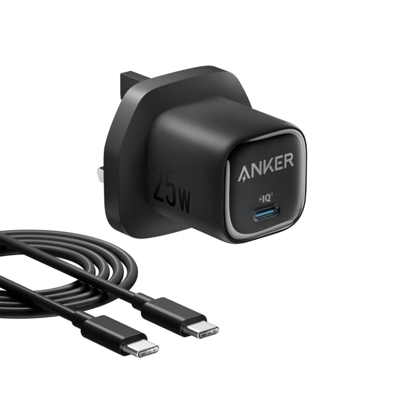 Anker Charger (25W, Compact) with USB-C Cable