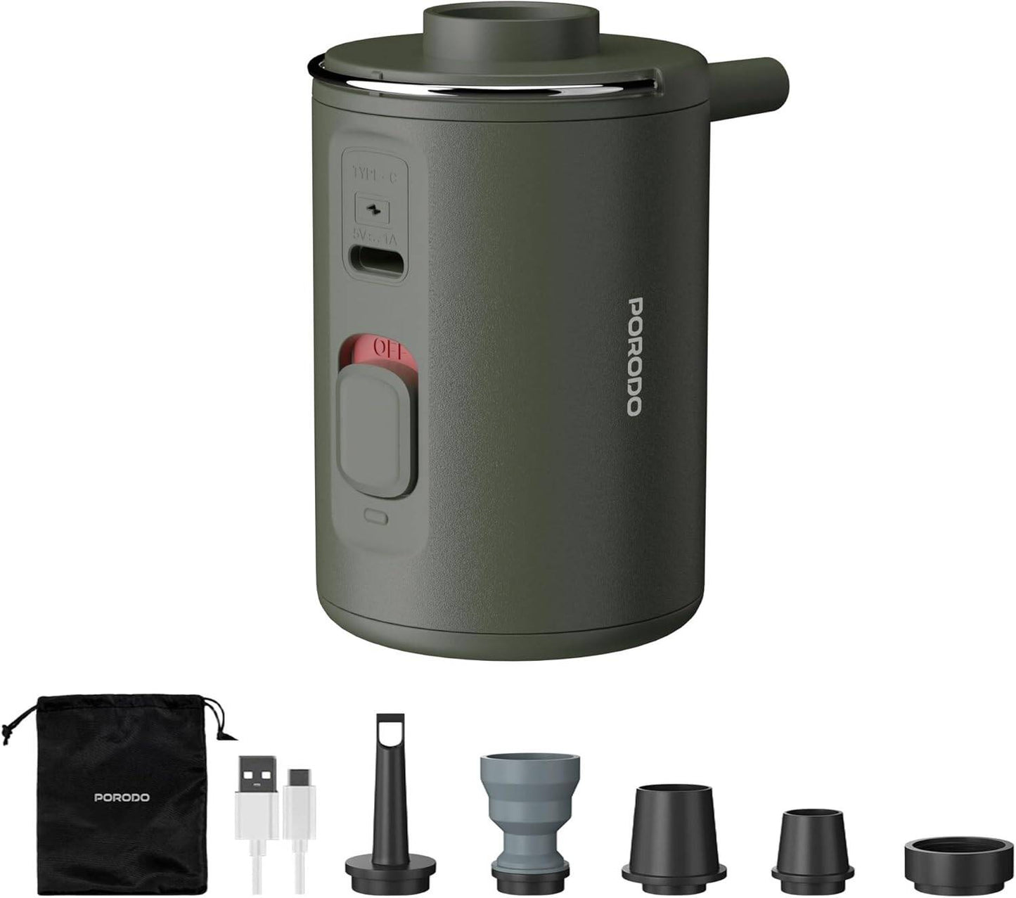 Porodo Nano Portable Electric Pump 3500Pa  - LFS040