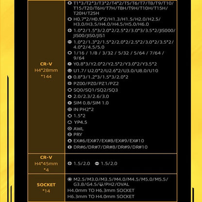 Jakemy 180 in 1 Mini Container Screwdriver Set JM-8192