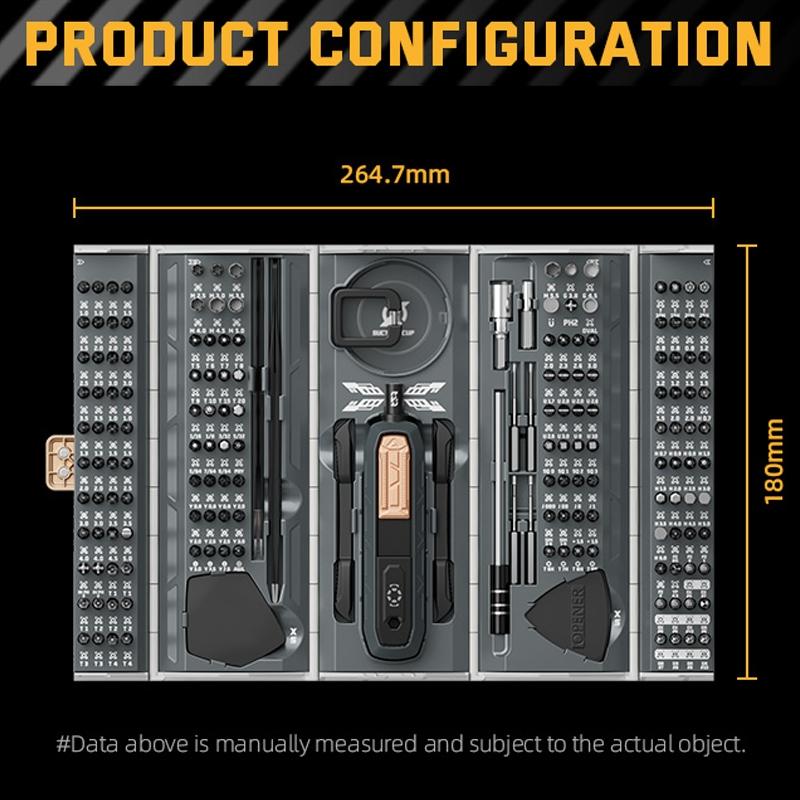 Jakemy 180 in 1 Mini Container Screwdriver Set JM-8192