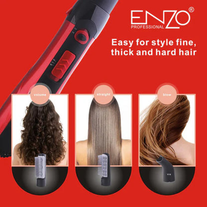 Enzo 3-In-1 Hair Brush Dryer & Styler 1300W EN-503A