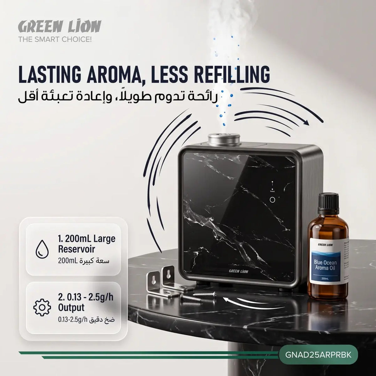Green Lion Smart Aroma Pro Wall Mounted Scent Diffuser