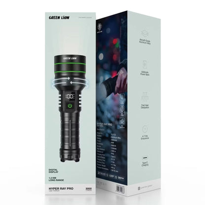 Green Lion Hyper Ray Pro LED Torch