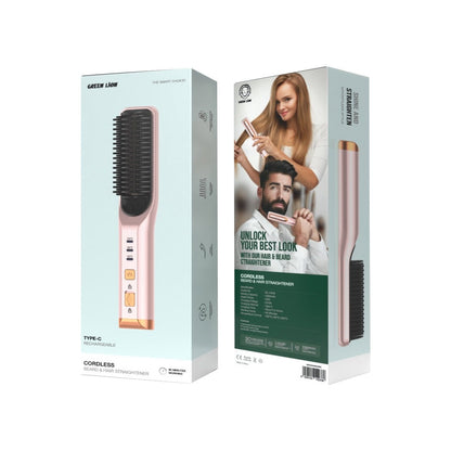 Green Lion Cordless Beard & Hair Straightener