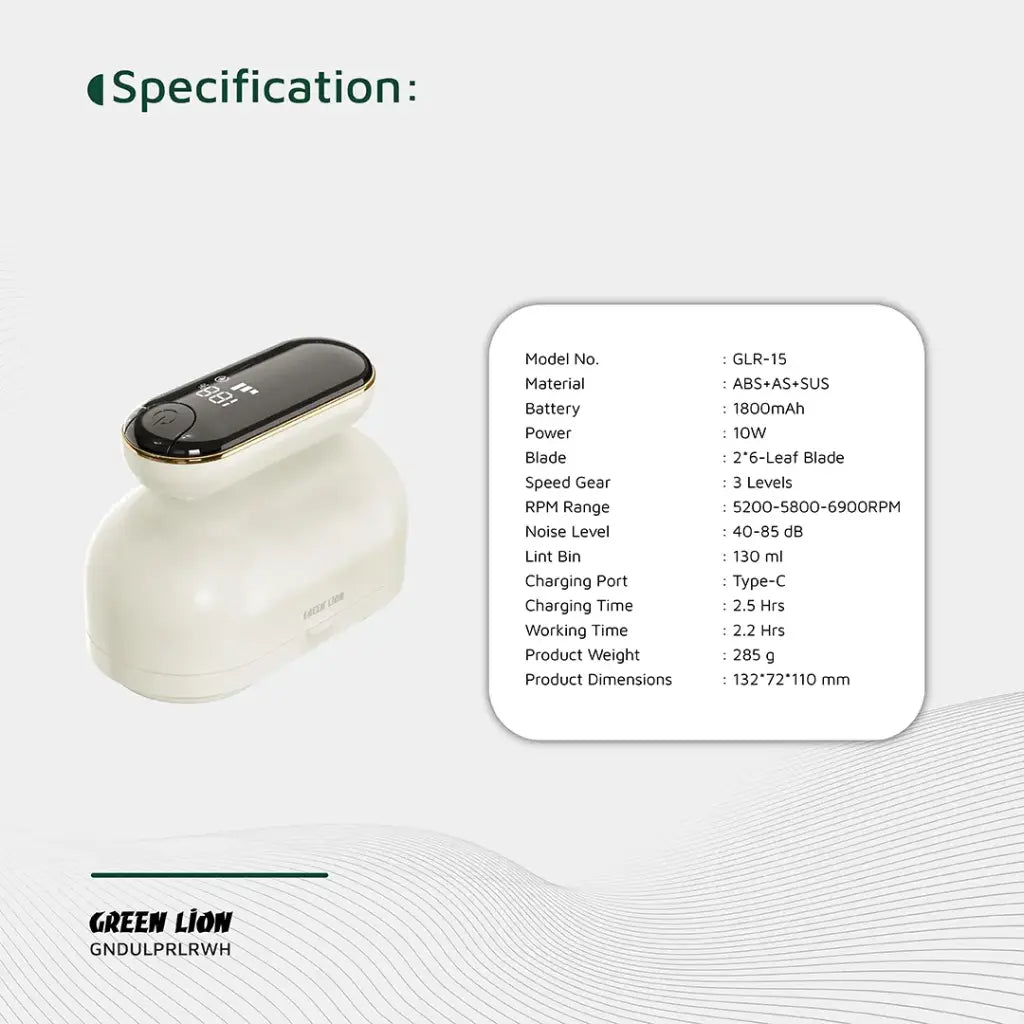 Green Lion DualPro Digital Fabric Remover